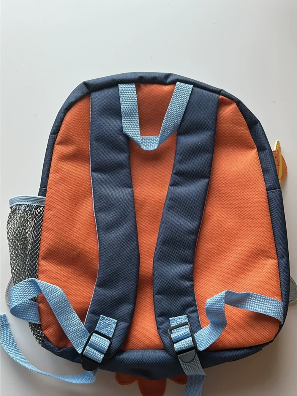 Skip Hop Navy and Light Gray Rocket Backpack with Flame Detail